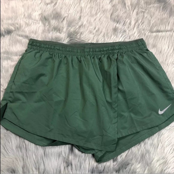 Nike Tempo Luxe Lined Green Running Skort XL - Picture 1 of 11